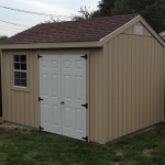 Racine shed with side entry and window